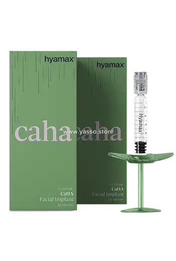 Hyamax CaHA Lido: فيلر ومحفز الكولاجين السويسري الهجين هيدروكسيل أباتيت الكالسيوم مع ليدوكائين (2 سرنجة × 1 مل) - YASSO STORE