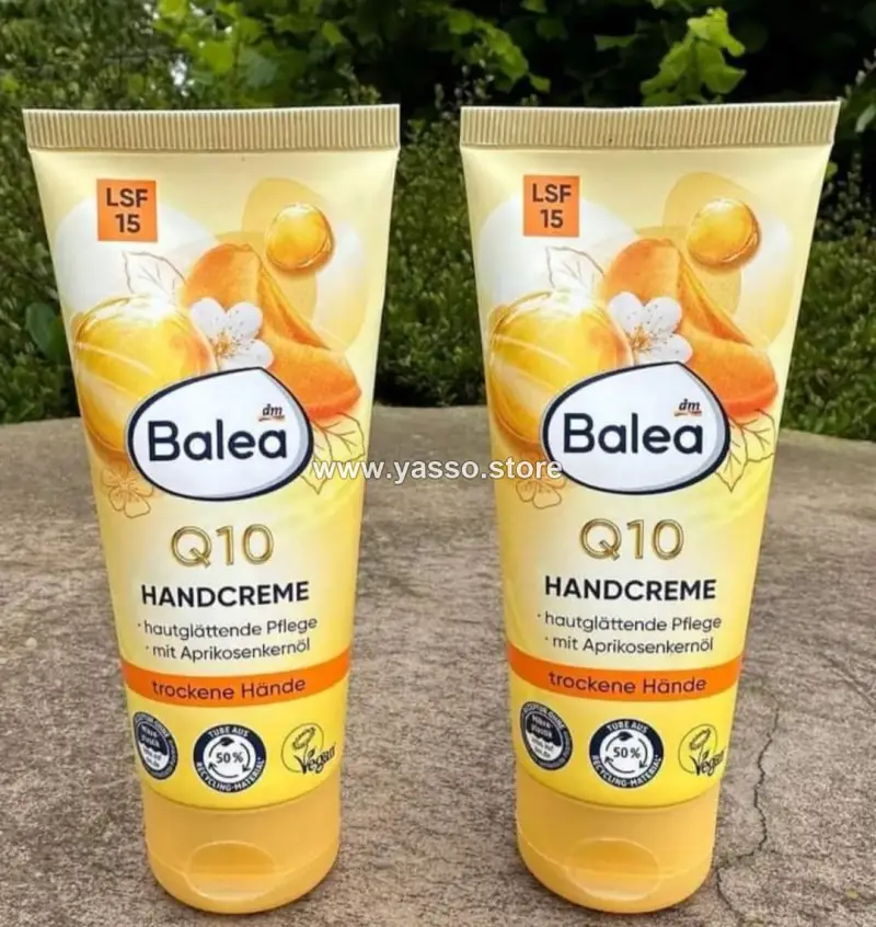 كريم اليدين Q10 بزيت المشمش وعامل حماية LSF15 من باليا (Balea Handcreme Q10 mit Aprikosenöl und LSF15) - YASSO STORE