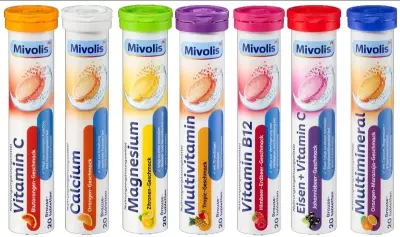 أقراص ميڤوليس الفوارة بالفيتامينات المتعددة (Mivolis Multivitamin Effervescent Tablets) - YASSO STORE