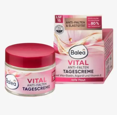 كريم الوجه المضاد للتجاعيد Balea VITAL (Balea VITAL Anti-Wrinkle Face Cream) - YASSO STORE