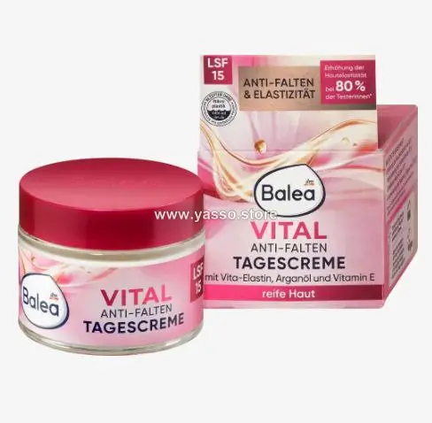 كريم الوجه المضاد للتجاعيد Balea VITAL (Balea VITAL Anti-Wrinkle Face Cream) - YASSO STORE