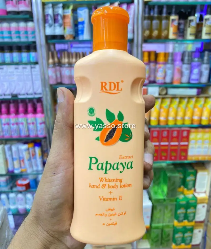 لوشن البابايا المفتح من RDL - RDL Papaya Whitening Lotion - YASSO STORE