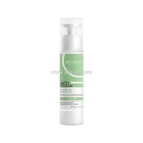 جل كريم أكتي-كلير من ديرما أكتيف لعلاج الحبوب والرؤوس السوداء (dermactive ACTI-CLEAR cream gel) - YASSO STORE