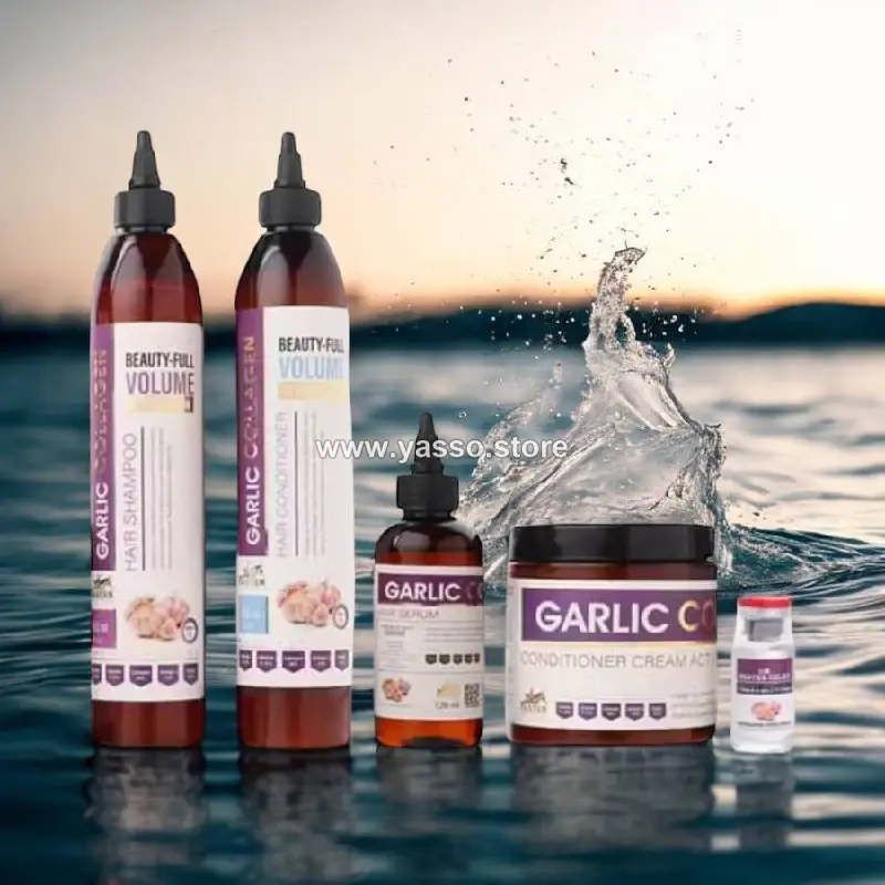 مجموعة فاستر للثوم والكولاجين المتكاملة (Faster Garlic & Collagen Hair Care Set) - YASSO STORE