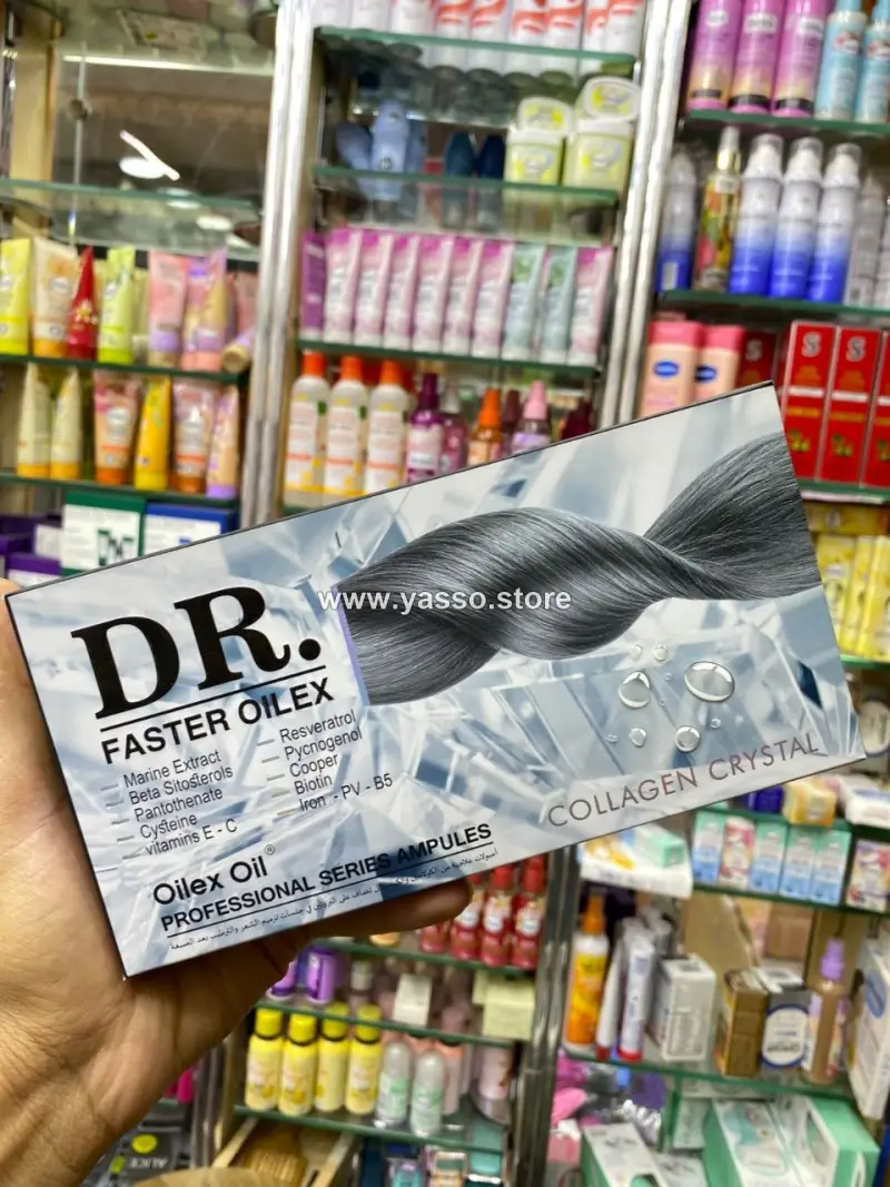 أمبولات البيوتين والخلايا الجذعية لنمو الشعر من دكتور فاستر (DR.FASTER OILEX SERUM BIOTIN) - YASSO STORE