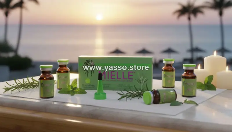 أمبولات مييل السحرية لإكليل الجبل والنعناع لنمو الشعر وتقويته (Mielle Rosemary Mint Hair Growth Ampoules) - YASSO STORE