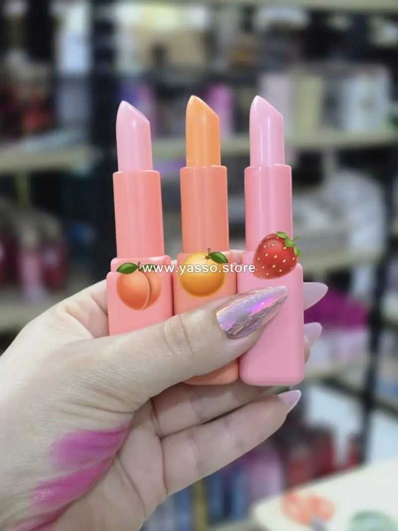 ليب بالم روز جولد الفاكهي الساحر (Rose Gold Fruity Lip Balm Set) - YASSO STORE