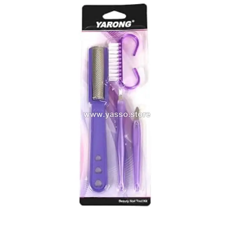 طقم باديكير كارت 4*1 المتكامل للعناية بالقدمين (Pedicure Card Set 4-in-1) - YASSO STORE
