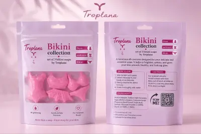 مجموعة صابون تروبلانا لتفتيح منطقة البكيني والجسم (Troplana Bikini Collection) - YASSO STORE