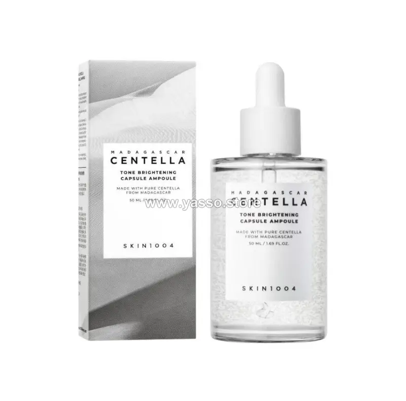 أمبول سنتيلا ماداجاسكار المشرق من سكين1004 (SKIN1004 Madagascar Centella Tone Brightening Capsule Ampoule) - YASSO STORE