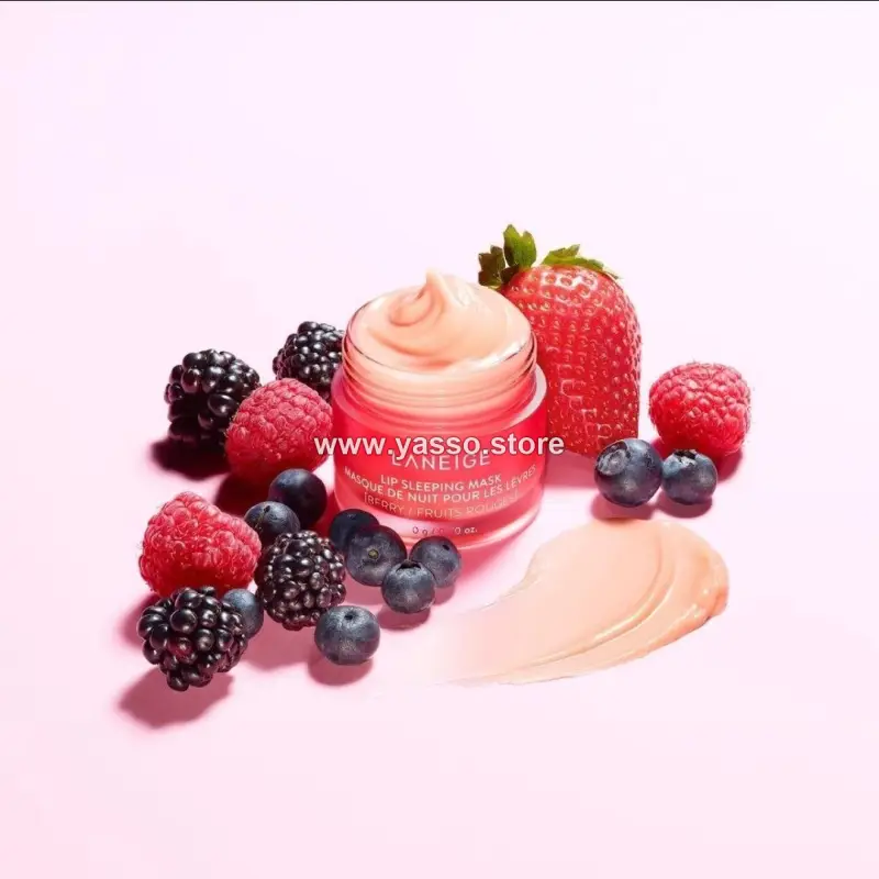 ماسك الشفاه الليلي بيري من لانيج (LANEIGE Lip Sleeping Mask – Berry) - YASSO STORE