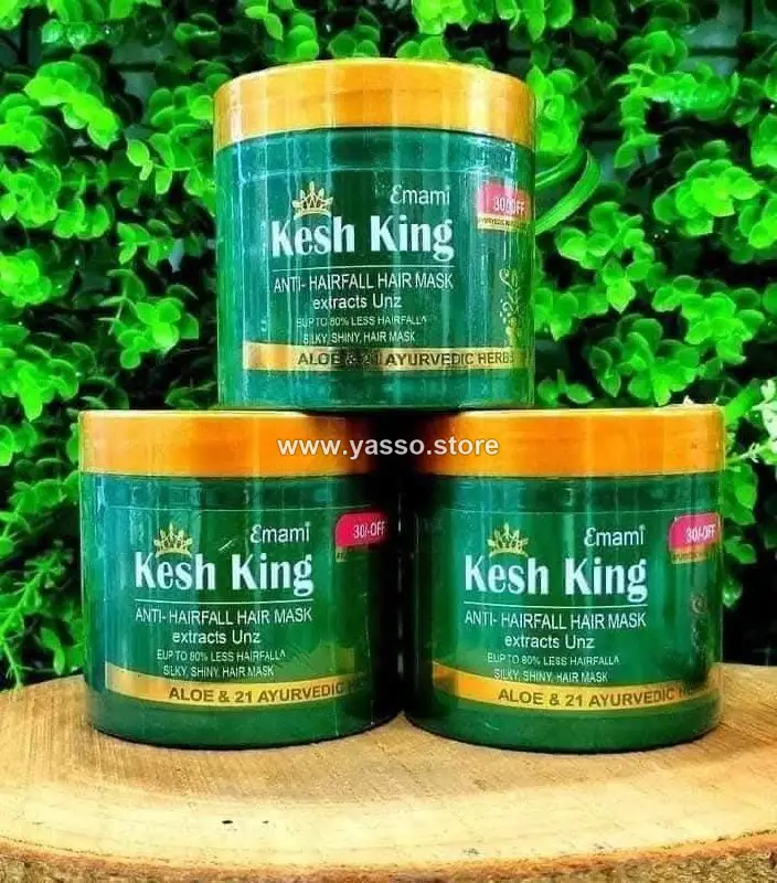حمام كريم كيش كينج بالأعشاب لتطويل الشعر وتقويته - نص كيلو - YASSO STORE