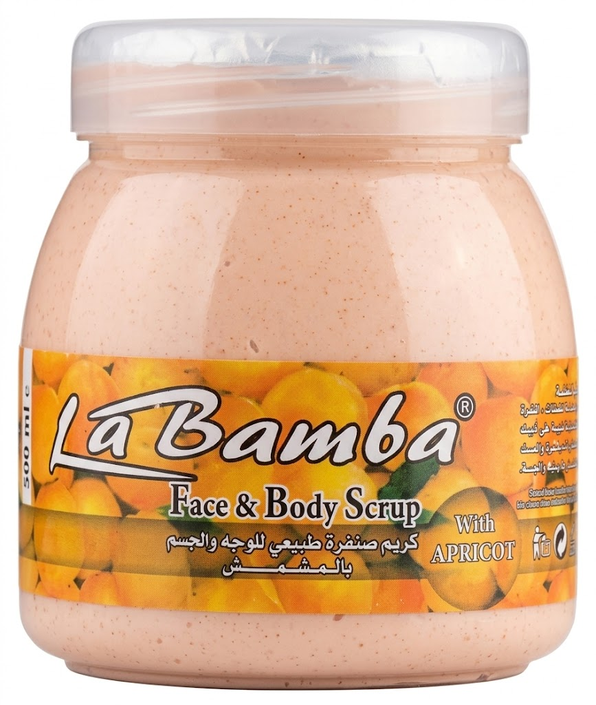 سكراب صنفرة طبيعي لابامبا للوجه والجسم بالحليب واللوز - الافتراضي